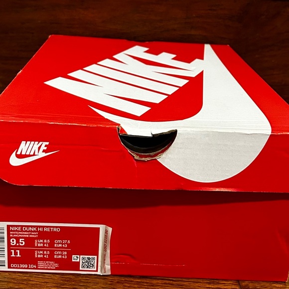 NIKE DUNK HI RETRO-USED - Picture 3 of 5